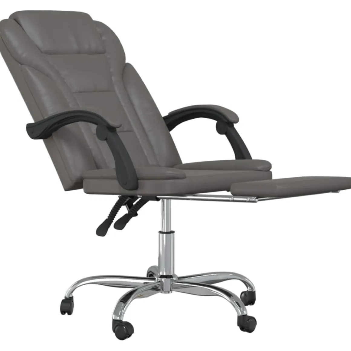 Silla de oficina Pulssar reclinable con reposapiés 112,5-122x63x56 cm