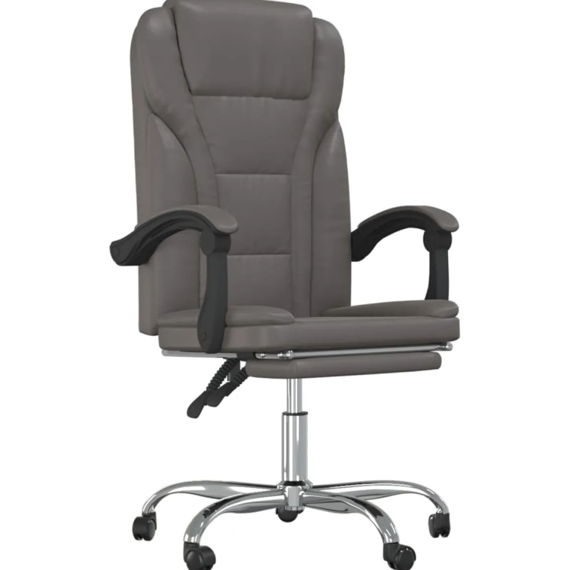 Silla de oficina Pulssar reclinable con reposapiés 112,5-122x63x56 cm