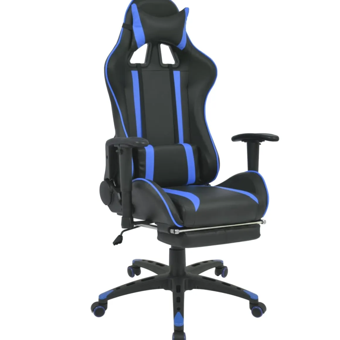 Silla de oficina Race altura regulable reclinable azul 126-136x70x71 cm