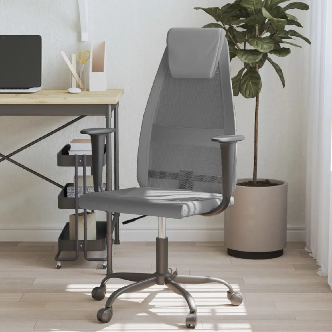 Silla de oficina Remo altura ajustable con reposabrazos 105-115x67x68 cm