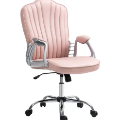 Silla de oficina Saki Homcom altura ajustable basculante 106-116x61x62 cm
