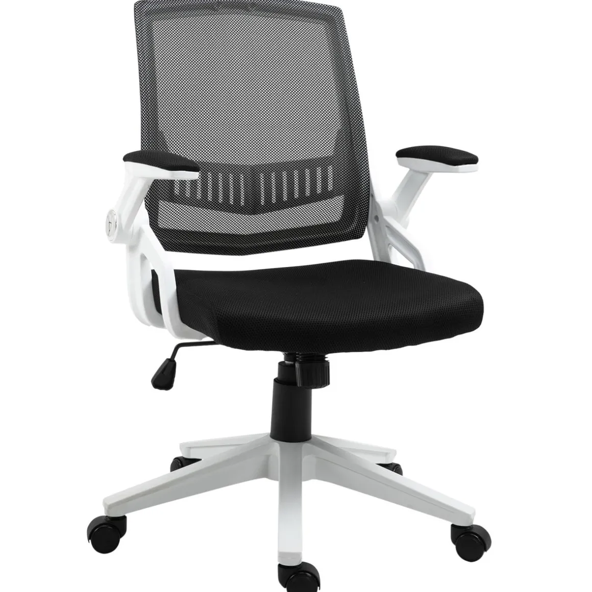 Silla de oficina Samdo Vinsetto con reposabrazos altura ajustable negro 94-104x61x61 cm