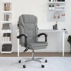 Silla de oficina Simos reclinable altura ajustable 112,5-122x63x56 cm