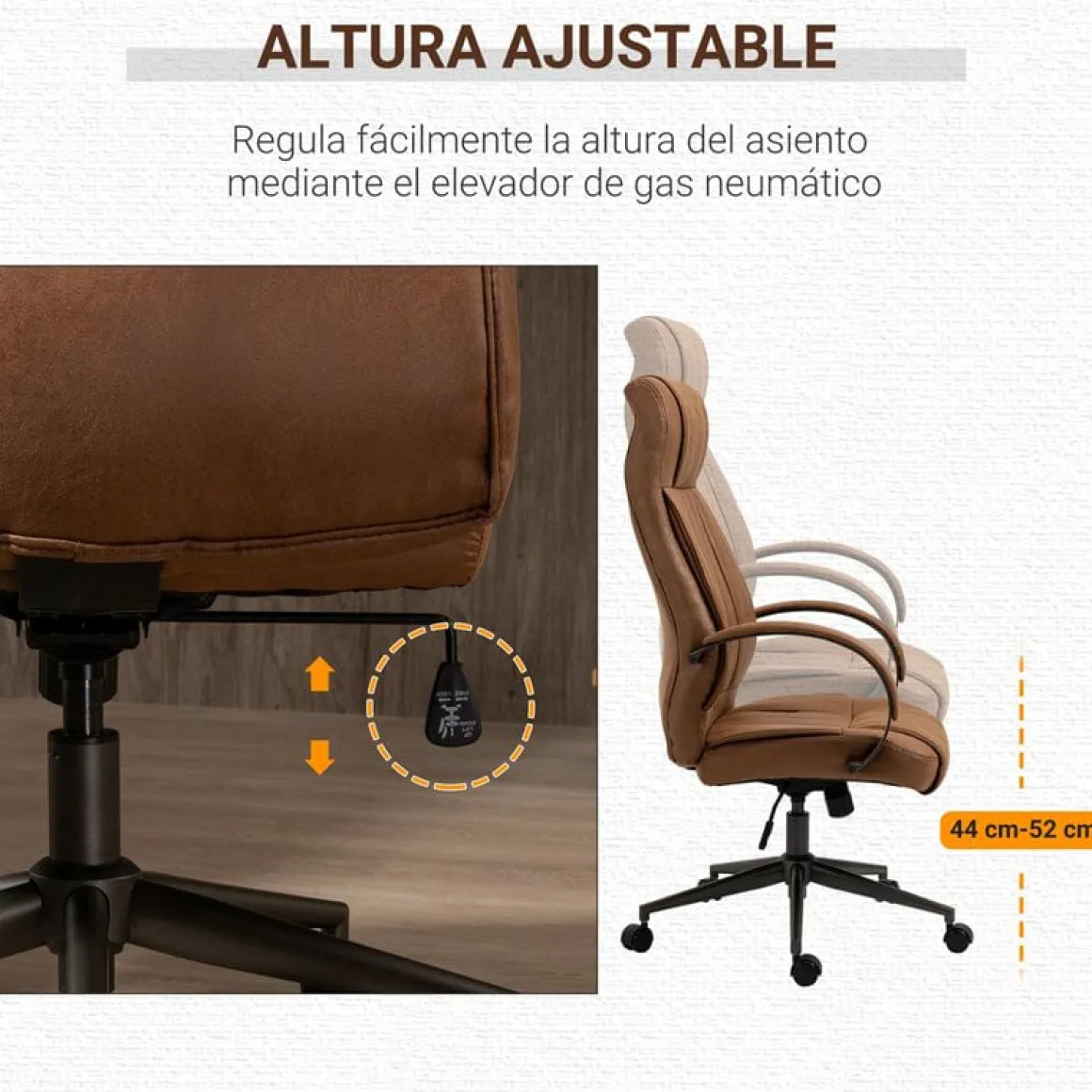 Silla de oficina Vinsetto ajustable