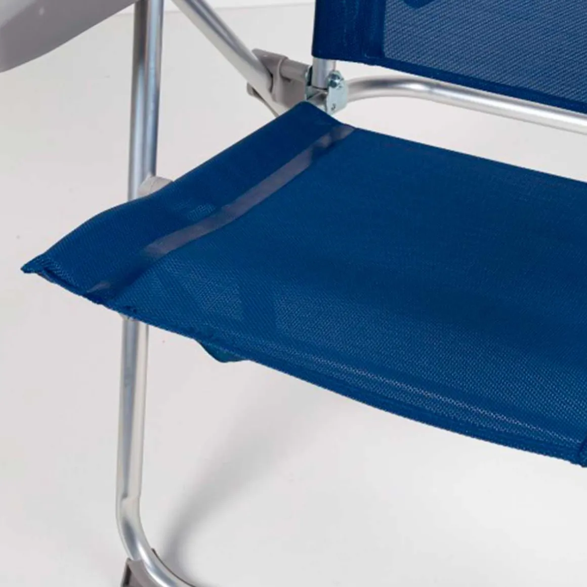 Silla de playa Aktive Beach 6 posiciones azul 94x53x60 cm