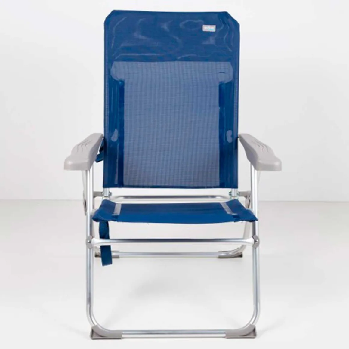 Silla de playa Aktive Beach 6 posiciones azul 94x53x60 cm