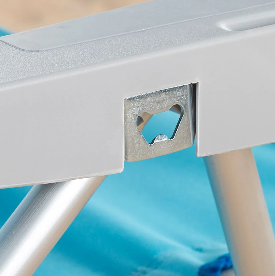 Silla de playa Aktive reclinable 5 posiciones azul