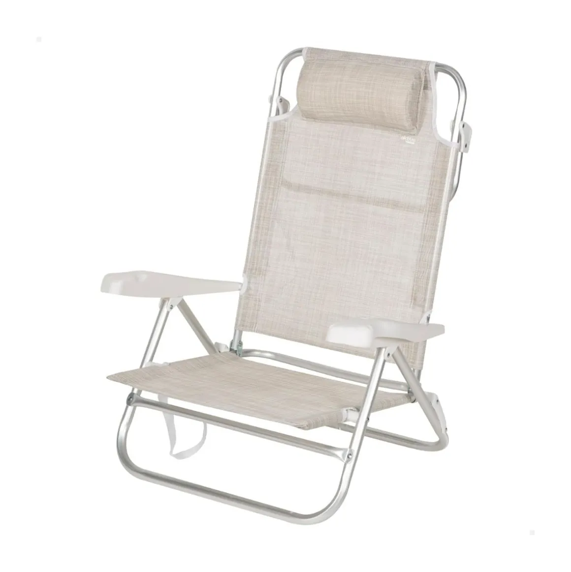 Silla de playa Aktive reclinable + reposabrazos