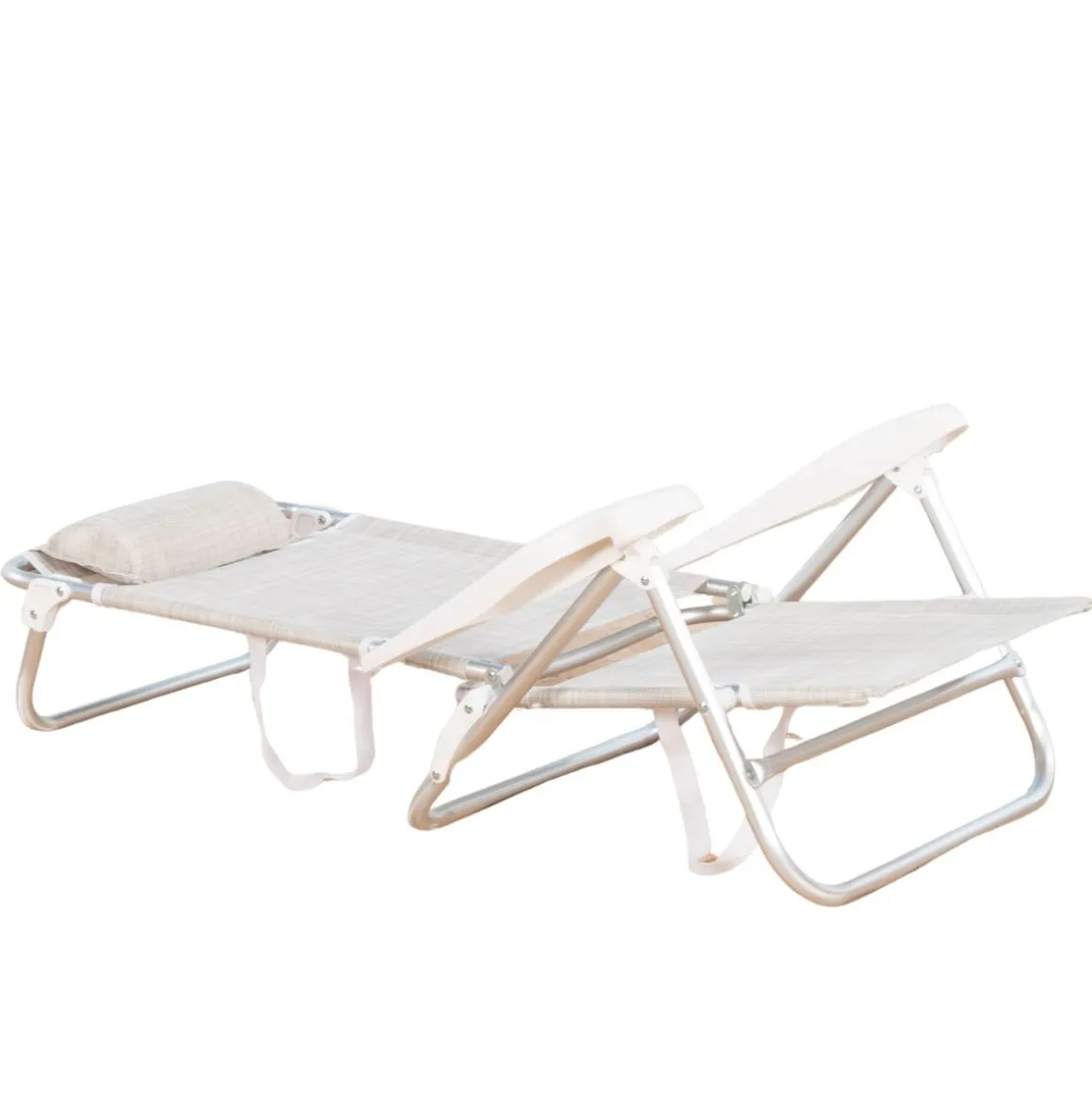 Silla de playa Aktive reclinable + reposabrazos