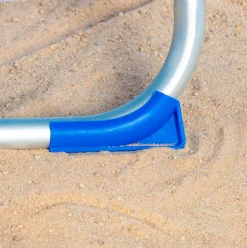 Silla de playa Mallorca Aktive cojín + bolsillos + asa azul claro