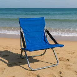 Silla de playa Verona diseño plegable 92x65x68 cm