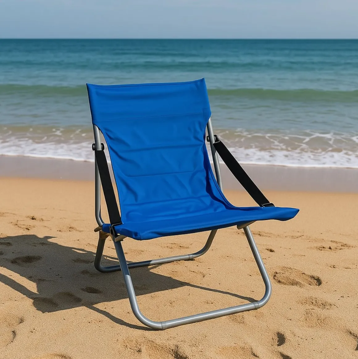 Silla de playa Verona diseño plegable 92x65x68 cm