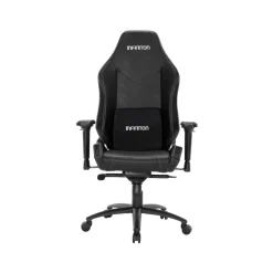 Silla gaming Infiniton GSEAT-MS reclinable 180º con cojín lumbar negro 131-141x75x48-58 cm
