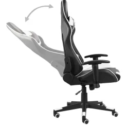 Silla gaming Kenssi altura ajustable reclinable 123-133x68x69 cm