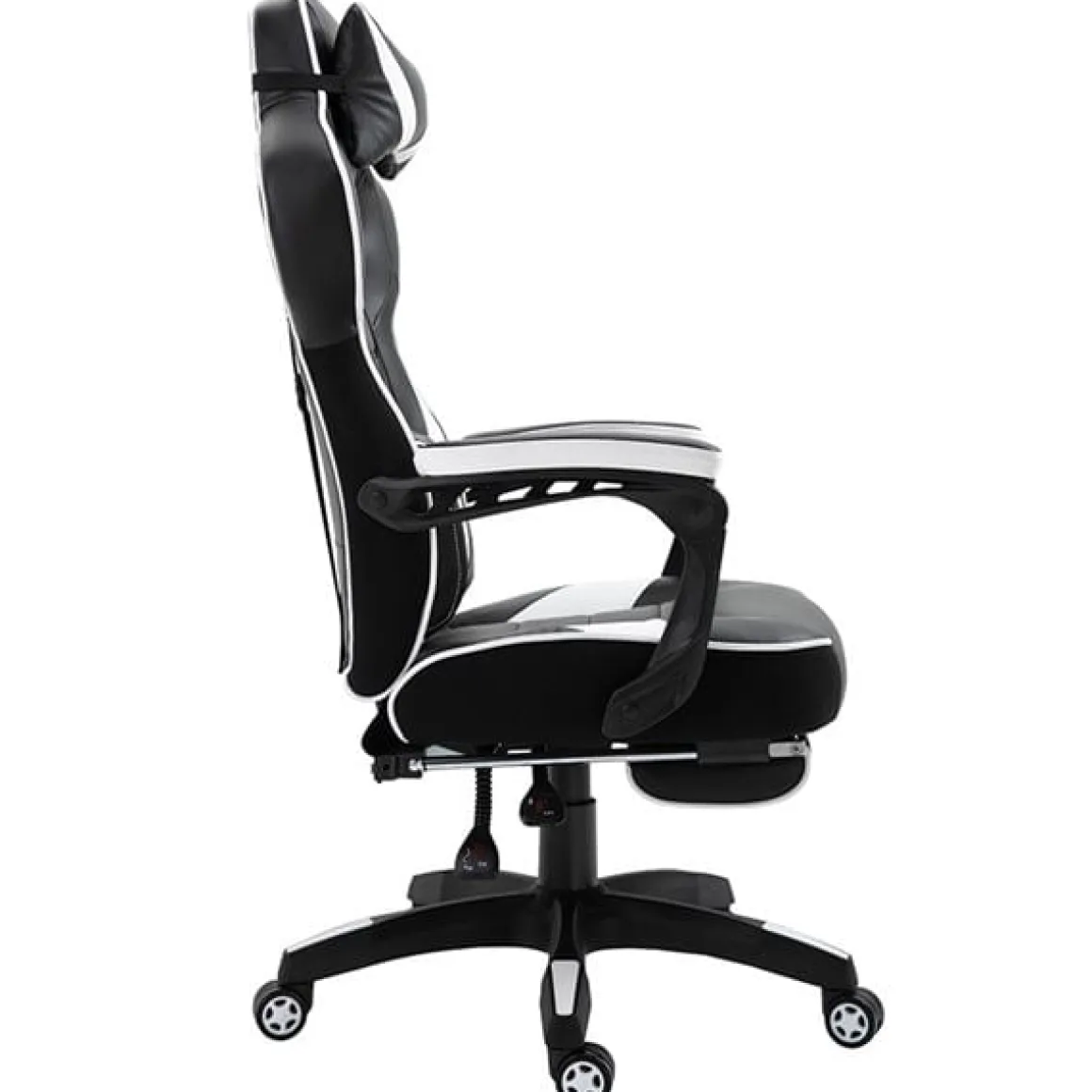 Silla gaming regulable con reposapiés