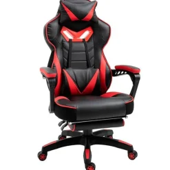Silla gaming regulable con reposapiés