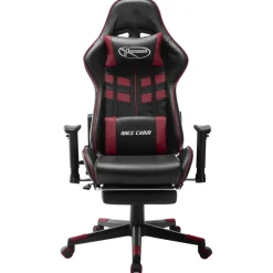Silla gaming Soul altura regulable con reposapiés 123-133x67x61 cm