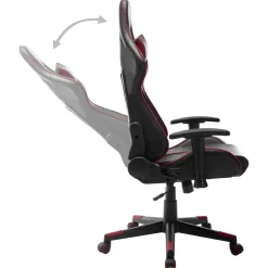 Silla gaming Spott altura ajustable respaldo reclinable 123-133x67x61 cm