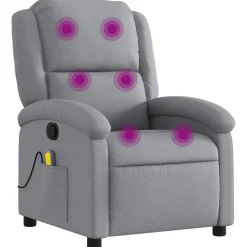 Sillón de masaje Caléndula reclinable 6 puntos 99,5x71x86,5 cm