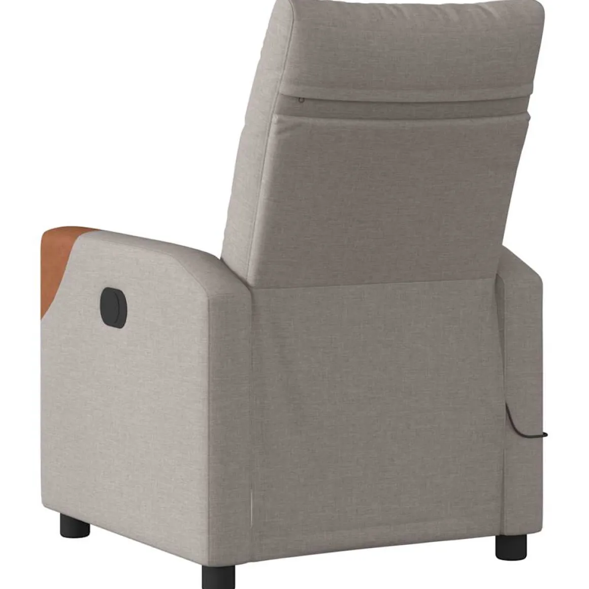 Sillón de masaje Catalina reclinable + 6 puntos de masaje + mando gris 84-100x69x86 cm