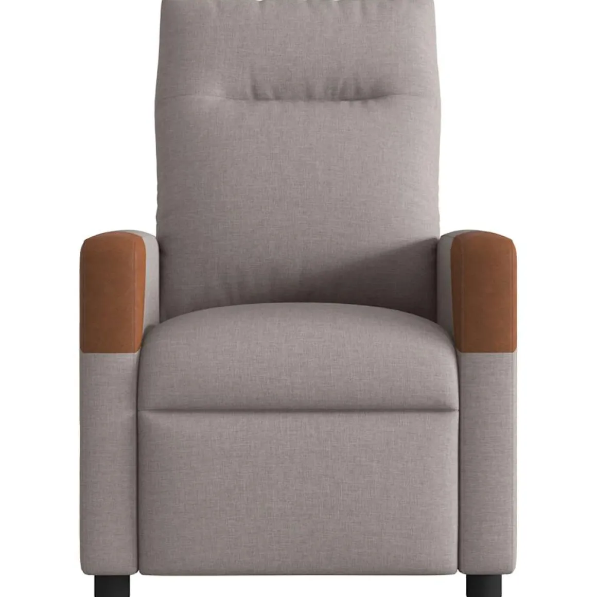 Sillón de masaje Catalina reclinable + 6 puntos de masaje + mando gris 84-100x69x86 cm