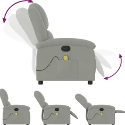 Sillón de masaje Ceiba reclinable 6 puntos con mando a distancia 99,5x71x86,5 cm