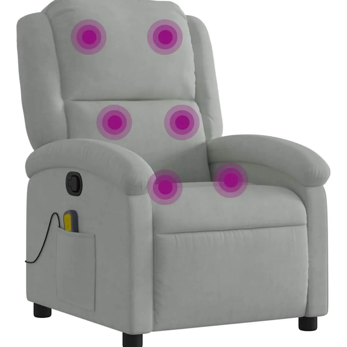 Sillón de masaje Ceiba reclinable 6 puntos con mando a distancia 99,5x71x86,5 cm