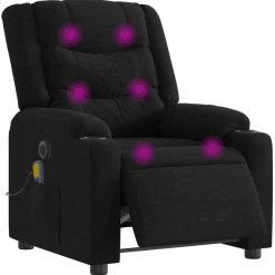 Sillón de masaje Mostera reclinable 6 puntos de masaje 99x75,5x93 cm