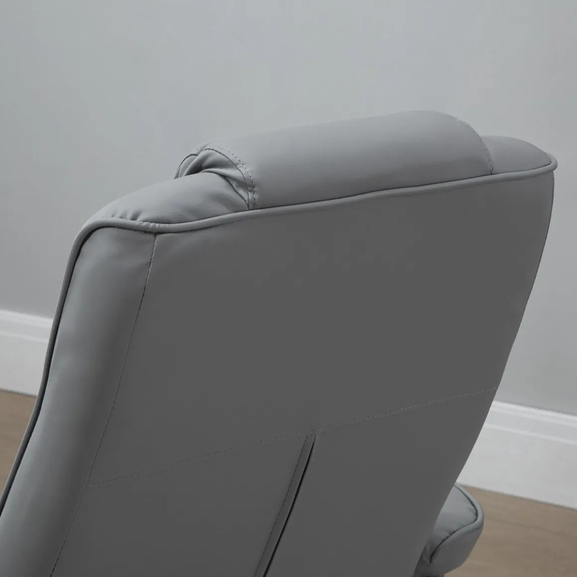 Sillón de masaje Valentín Homcom reclinable 10 puntos de masaje gris 102x77x88 cm