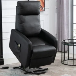 Sillón Glow Homcom elevable respaldo reclinable 105x67x95 cm