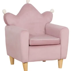 Sillón infantil Mandy Homcom diseño mini +3A rosa 58x50x42 cm