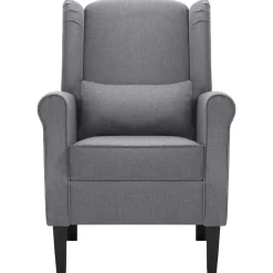 Sillón Marino tapizado tela con cojín 101x68x73 cm