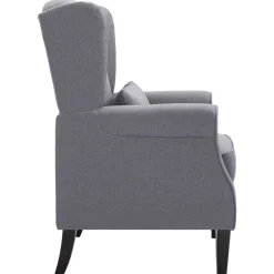 Sillón Marino tapizado tela con cojín 101x68x73 cm
