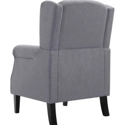 Sillón Marino tapizado tela con cojín 101x68x73 cm