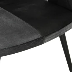 Sillón orejero Remo cuero 97x41x55 cm