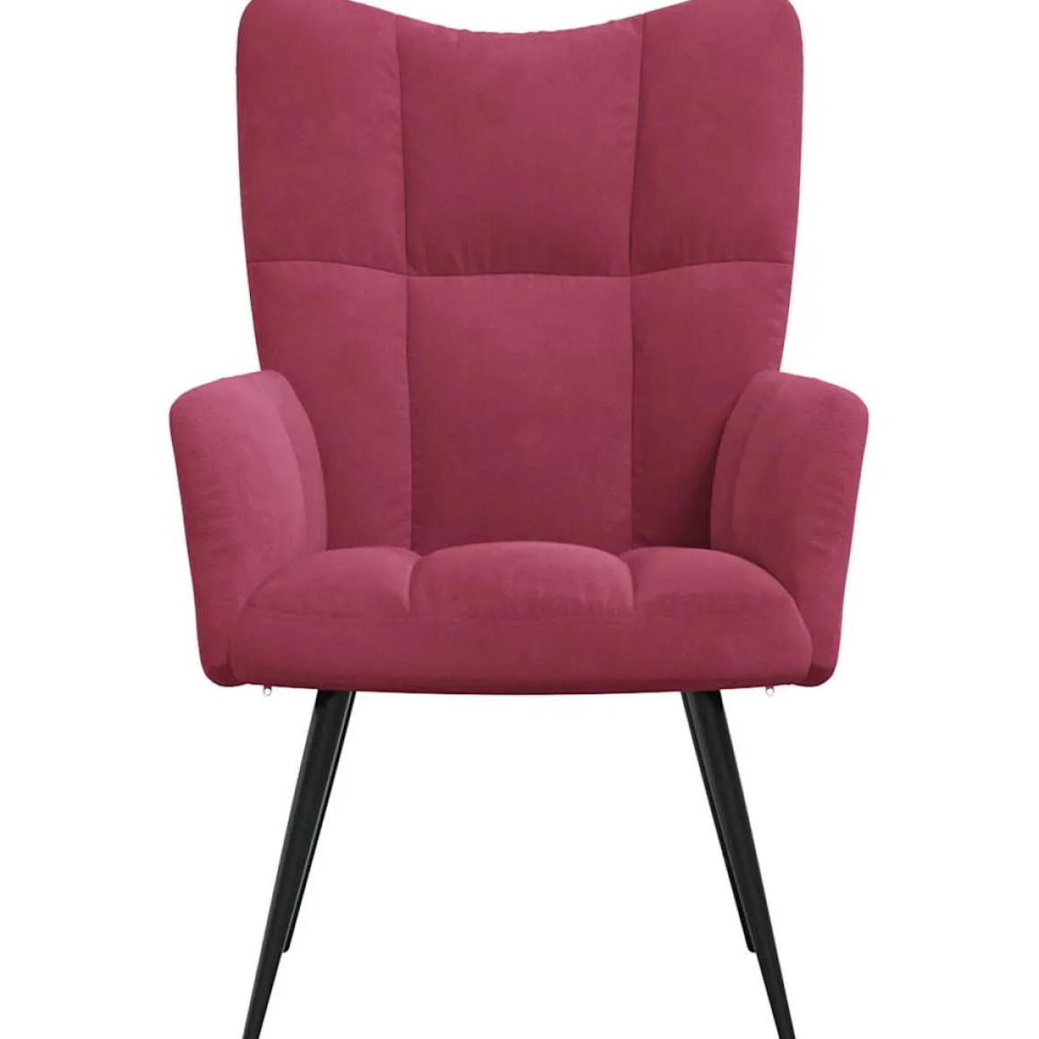 Sillón Polks respaldo alto con reposabrazos 96,5x61x70 cm