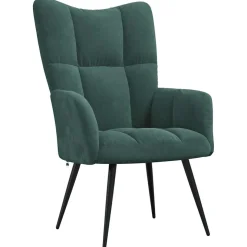 Sillón Polks respaldo alto con reposabrazos 96,5x61x70 cm