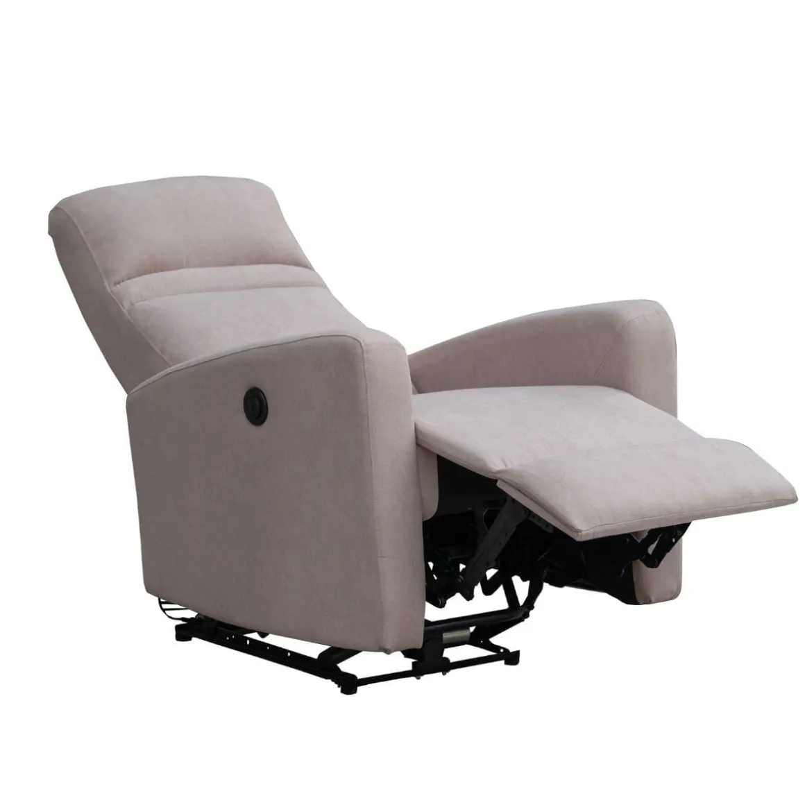 Sillón relax Condal eléctrico reclinable + reposapiés beige 103x78x93 cm
