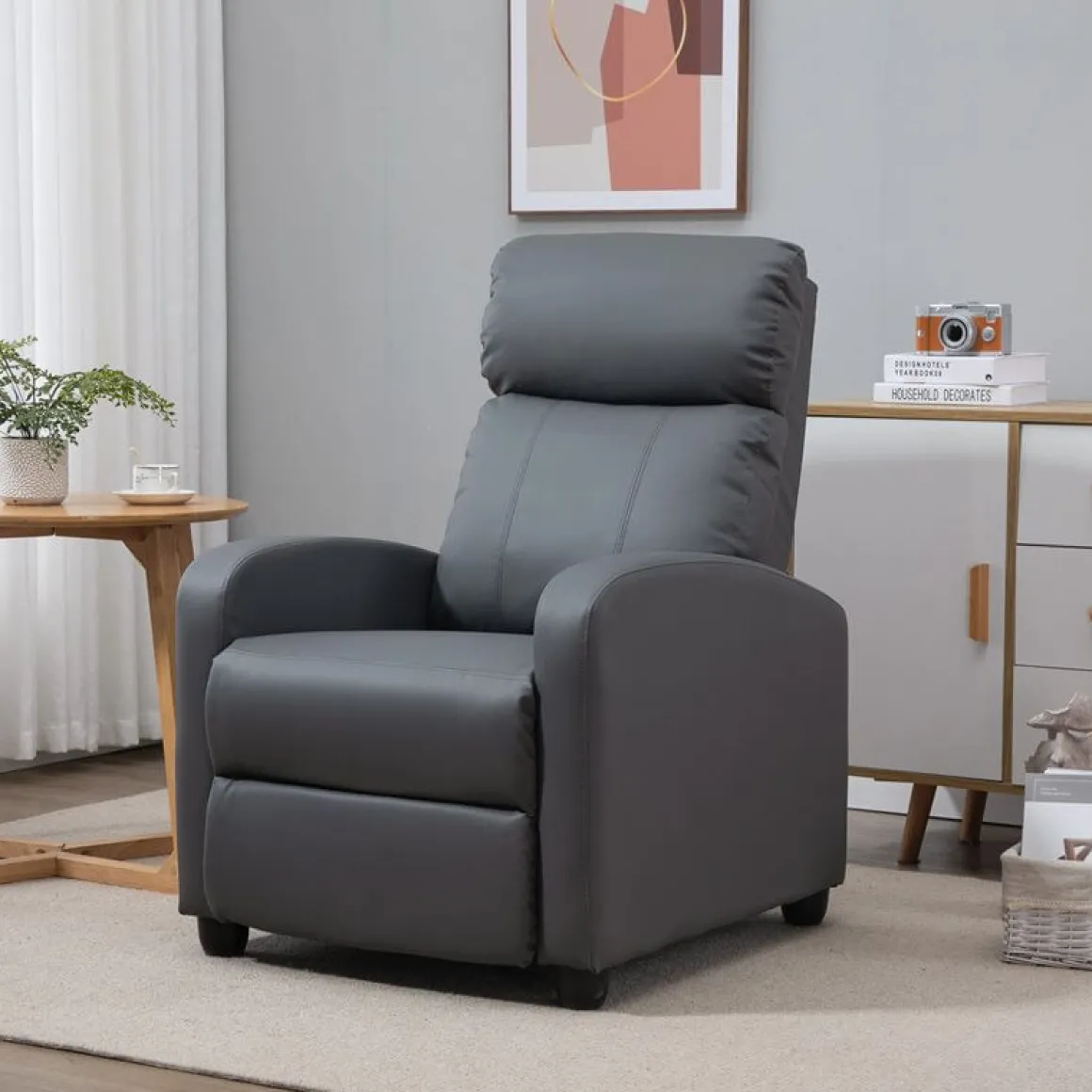Sillón relax de masaje Homcom eléctrico reclinable 98x68x88 cm