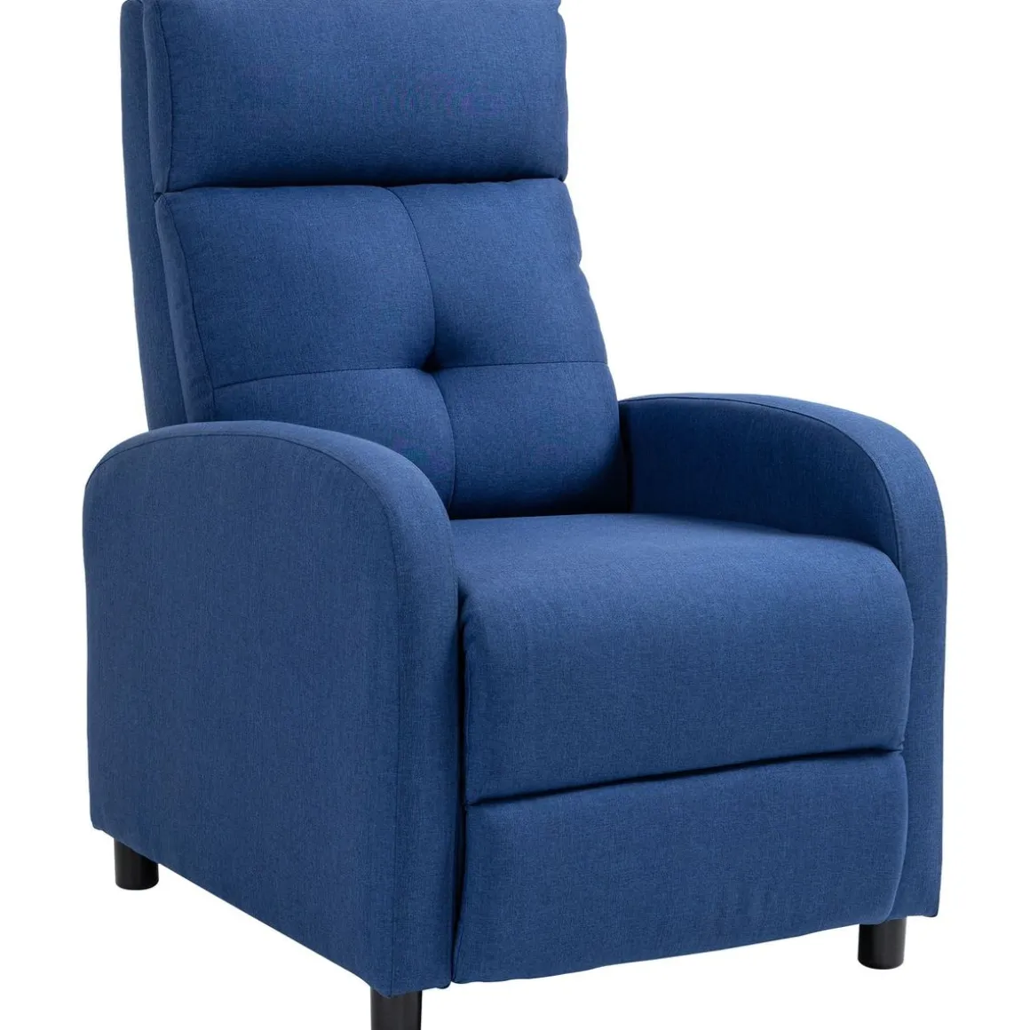 Sillón relax Gorrión Homcom reclinable con reposapiés 98x67x87 cm