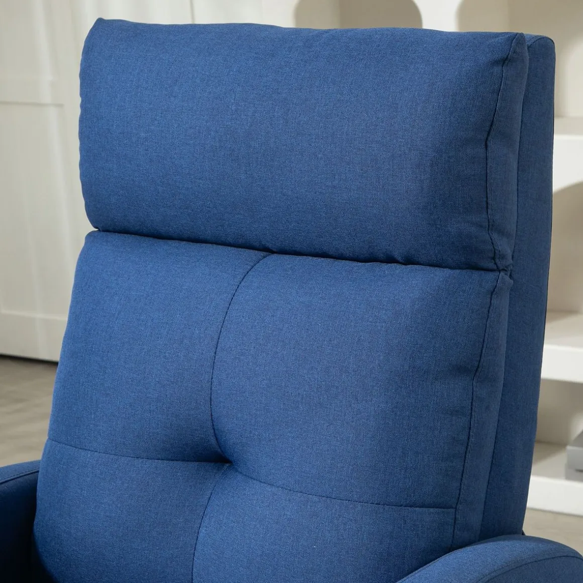 Sillón relax Gorrión Homcom reclinable con reposapiés 98x67x87 cm