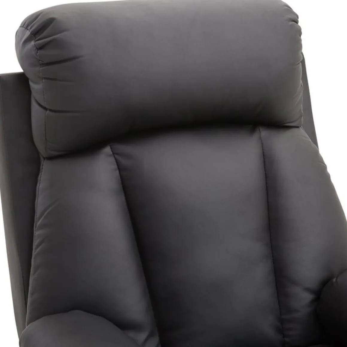 Sillón relax Homcom apertura manual negro 107x80x97 cm