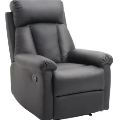 Sillón relax Homcom apertura manual negro 107x80x97 cm