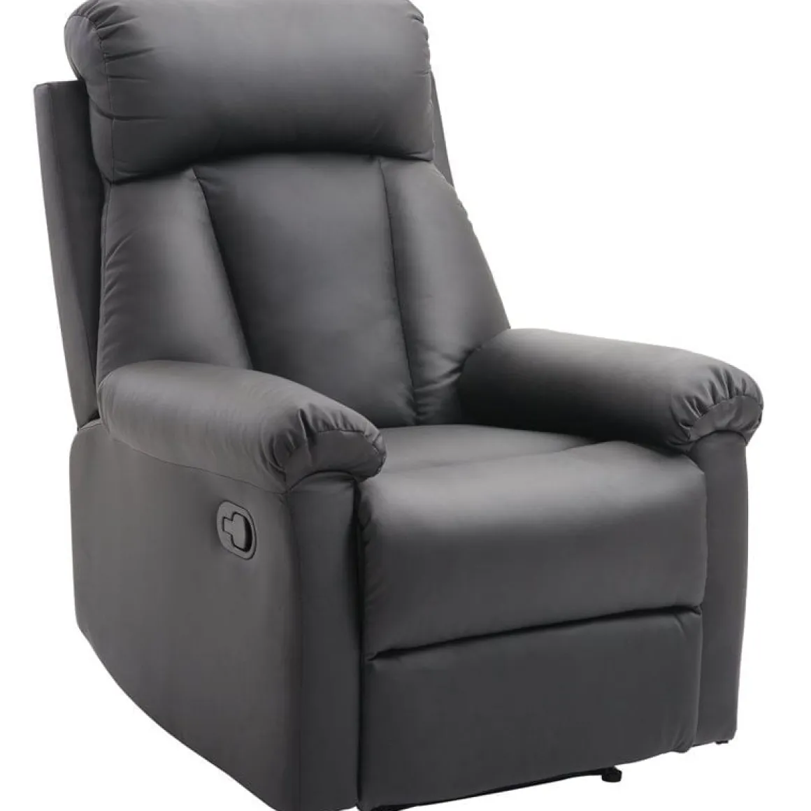 Sillón relax Homcom apertura manual negro 107x80x97 cm