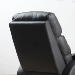 Sillón relax Homcom apertura manual marrón oscuro 99x75x92 cm