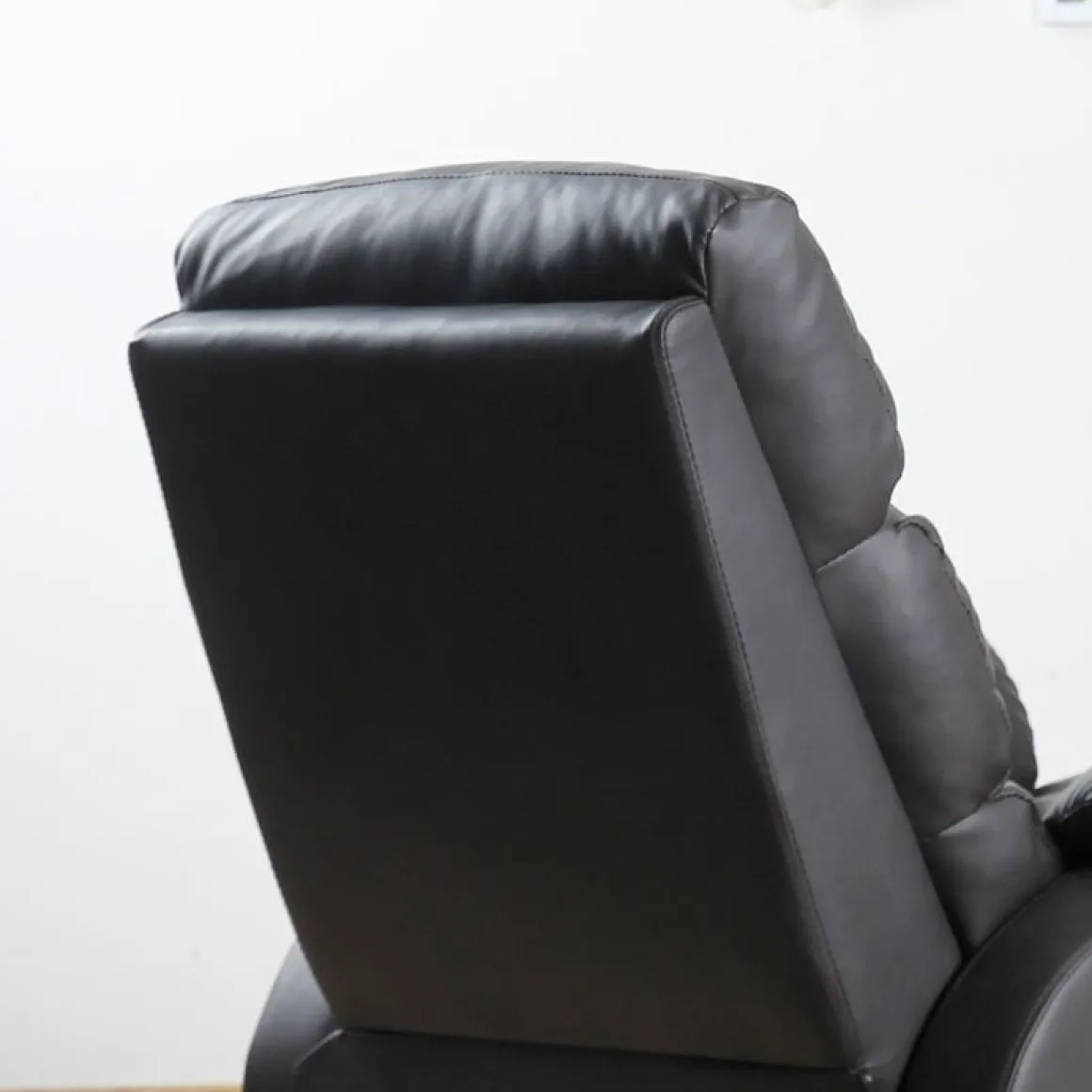 Sillón relax Homcom apertura manual marrón oscuro 99x75x92 cm