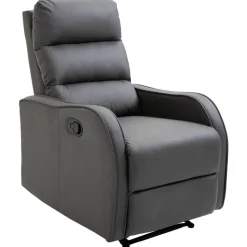 Sillón relax Homcom reclinación manual+reposapiés retráctil 100x65x89 cm