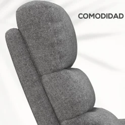 Sillón relax Marcelo Homcom reclinable sistema de elevación y mando a distancia 96x66x90 cm