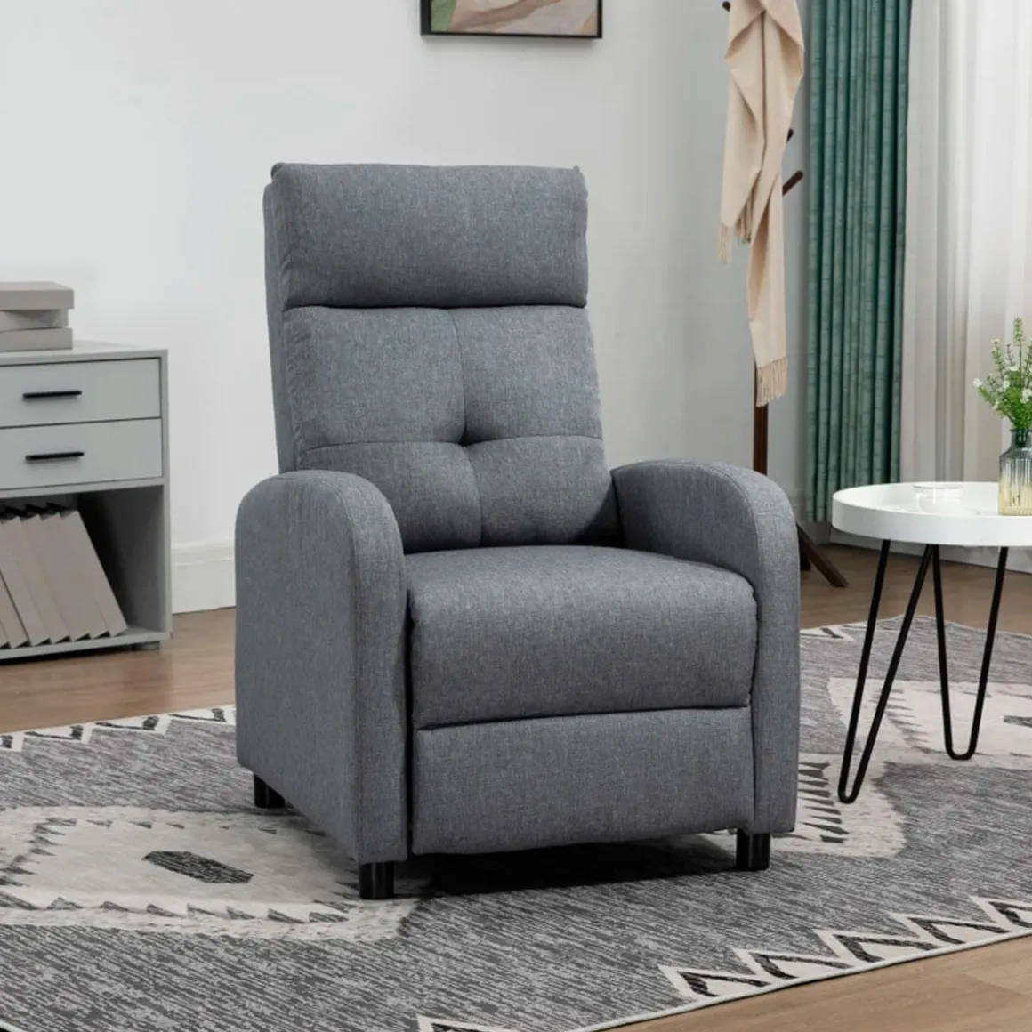 Sillón relax Maverick reclinable gris