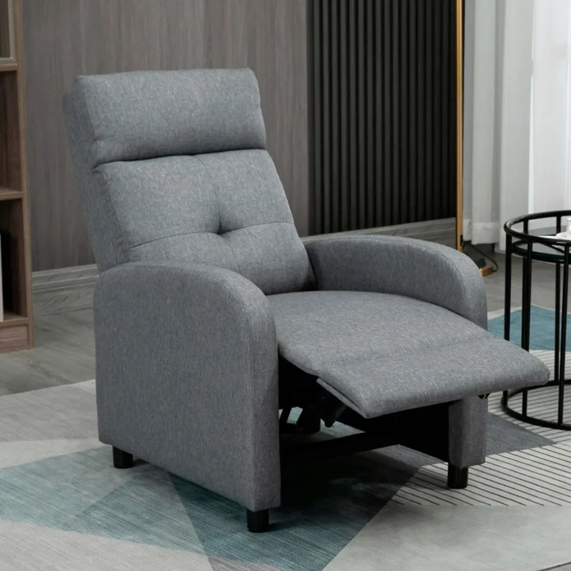 Sillón relax Maverick reclinable gris